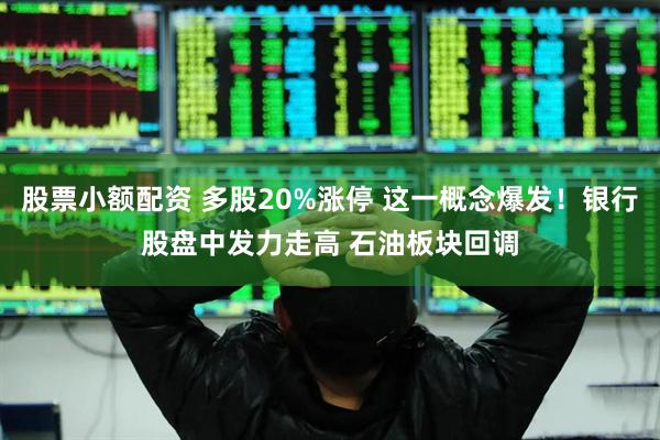 股票小额配资 多股20%涨停 这一概念爆发！银行股盘中发力走高 石油板块回调
